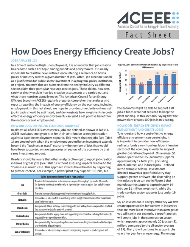job creation through energy efficiency 1
